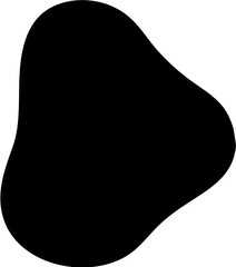abstract solid shape blob