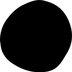 abstract solid shape blob