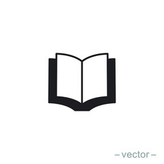 Book icon vector. Reading vector illustration on white background. Trendy Flat style for graphic design, Web site, UI. EPS10. Vector illustration