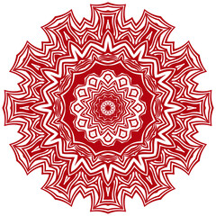 Floral mandala design. Wedding invitation, thank you card, save card, baby shower. Vector illustration