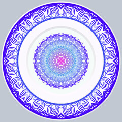 Decorative Floral Ornament. Illustration. For Coloring Book, Greeting Card, Invitation, Tattoo. Anti-Stress Therapy Pattern. Vector