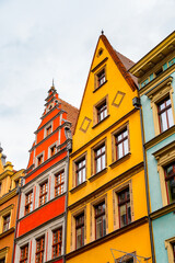 Obraz premium It's Architecture of the Market square in Wroclaw, Poland.