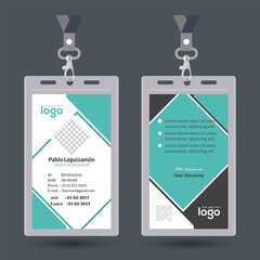 Modern & Creative ID Card Design Template.	