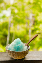  	アジアのかき氷　Shaved ice that Asian fruit