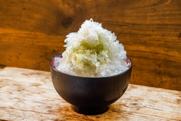  	アジアのかき氷　Shaved ice that Asian fruit
