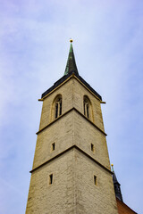 Fototapeta premium It's All Saints Church of the city of Erfurt, Germany. Erfurt is the Capital of Thuringia and the city was first mentioned in 742