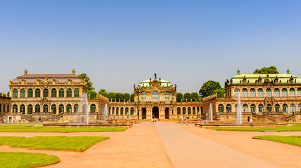 Fototapeta na wymiar Zwinger palace, Dresden, Germany