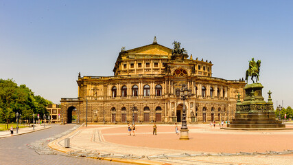 Fototapeta na wymiar Architecture of Dresden, Germany.