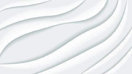 White Abstract Gradient Background With Shadows Vector Design