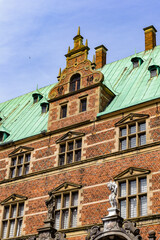 Frederiksborg Palace or Frederiksborg Castle, Hillerod, Denmark.