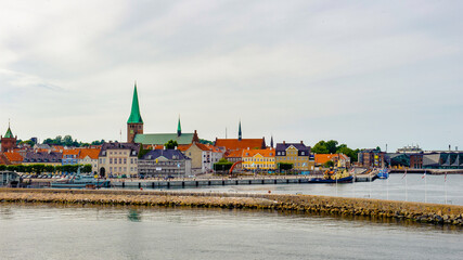 Panorama of Helsingor, Denmark