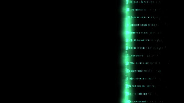 Blue Binary Computer Code Background