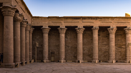 Fototapeta premium It's Ptolemaic Temple of Horus, Edfu (Idfu, Edfou, Behdet), Egypt.