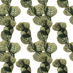 Watercolor seamless pattern. Modern pattern. Contemporary design. Fashion template - 358922721