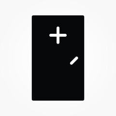 health door icon vector illustration