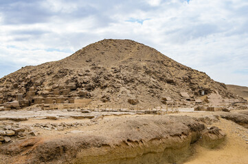 Fototapeta na wymiar It's Ruins of the Saqqara necropolis, Egypt. UNESCO World Heritage