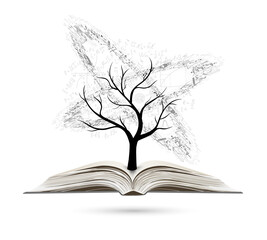 The school Board on the background of mathematical equations and formulas.