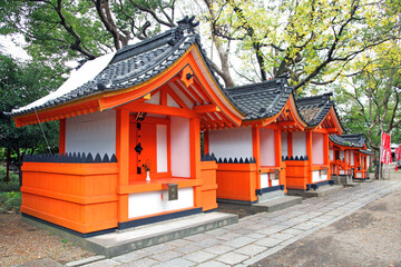 Sumiyoshi Grand Shrine, Osaka, Japan.