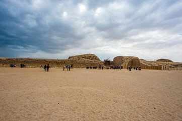 It's Ruins of the Saqqara necropolis, Egypt. UNESCO World Heritage