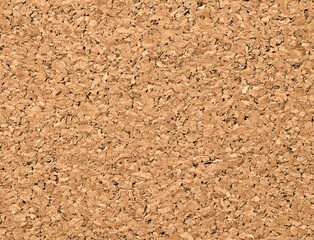 Cork board background.