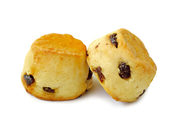Scones isolated on white background