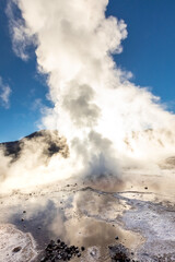 El Tatio geysers , San Pedro de Atacama, Chile.