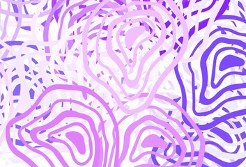 Light Purple, Pink vector texture with abstract forms.