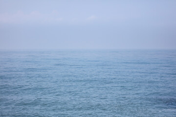 Fototapeta premium The horizon of the blue sea and sky
