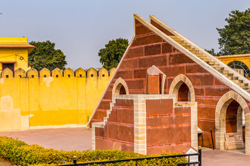 It's Part of the Jantar Mantar, Jaipur, Rajasthan, a collection of 19 architectural astronomical instruments completed in 1738. UNESCO World Heritage
