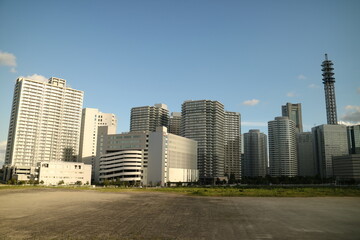 Fototapeta premium 横浜みなとみらい地区の高層ビル群