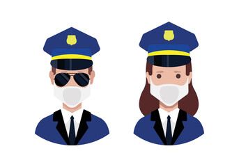 Avatars with medical face mask Surgical masks, face mask 