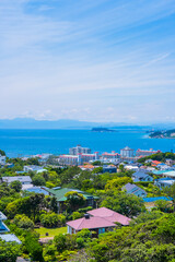 神奈川県逗子の披露山公園からの景色