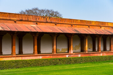 It's Garden at the Fatehpur Sikri, a city in the Agra District of Uttar Pradesh, India. UNESCO World Heritage site.