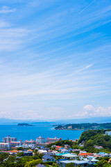 Fototapeta na wymiar 神奈川県逗子の披露山公園からの景色