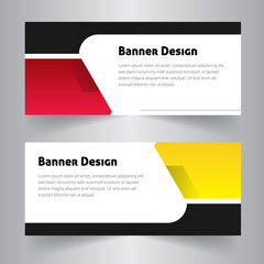 Corporate Business Concept Bannar Design. Web Banner Template.
