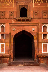 Fototapeta premium It's Jahangir Palace at the Red Fort of Agra, India. UNESCO World Heritage site.