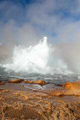 El Tatio geysers , San Pedro de Atacama, Chile.