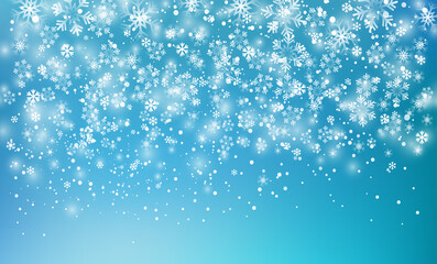 Vector illustration. Abstract Christmas snowflakes background.