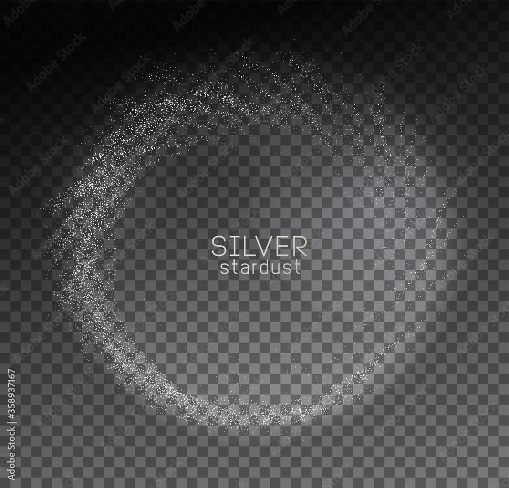 Aufkleber abstract shiny color silver explosion design element