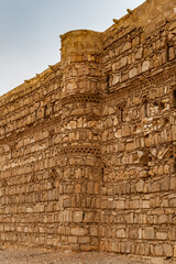 It's Wall of the Qasr Kharana, one of the best-known of the desert castles in eastern Jordan