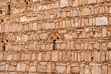 It's Wall of the Qasr Kharana, one of the best-known of the desert castles in eastern Jordan