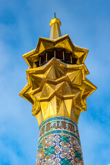 It's Emamzade Abdollah mosque, one of the main sites in Hamadan, Iran