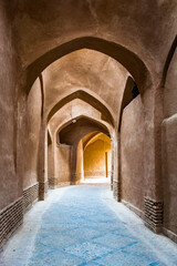 It's Beautiful passage in the ancient part of Yazd, Iran