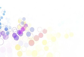 Light Multicolor vector background with spots.