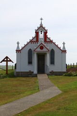 Fototapeta na wymiar Italian Chapel, Orkney Island, Scotland
