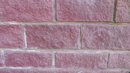 red brick wall, decorative plaster, background for design