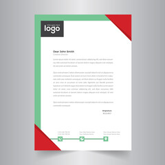 Abstract Business style letter head templates for your project design.	