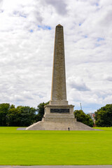 Wellington monument in Phoenix park, Dublin, Ireland.