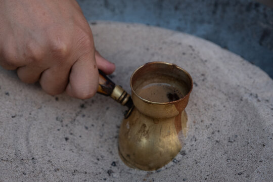 traditional arabic black coffee...