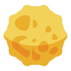 Space sun icon. Isometric of space sun vector icon for web design isolated on white background